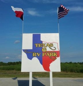 Guest amenities at Texas 6 RV Park in Rosharon, Texas