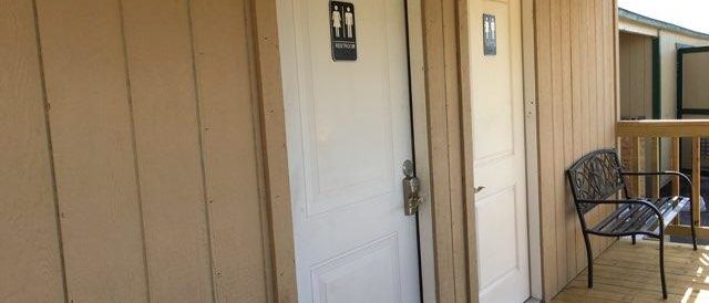 Clean guest facilities at Texas 6 RV Park