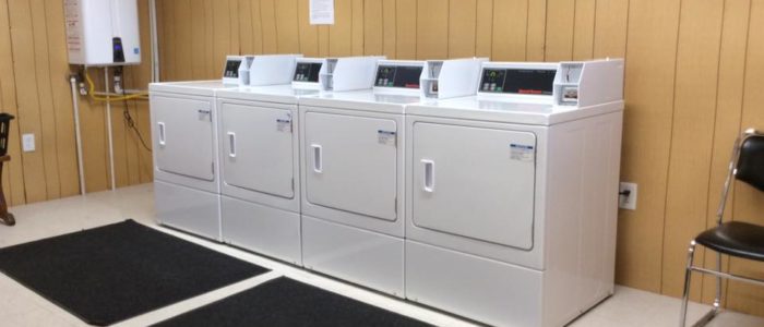 On-site laundry dryers for Texas 6 RV Park guests